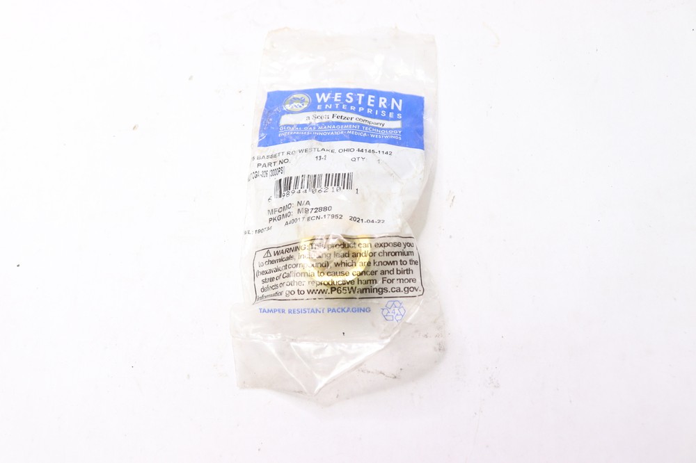 Western Enterprises Regulator Inlet Nut 13-2