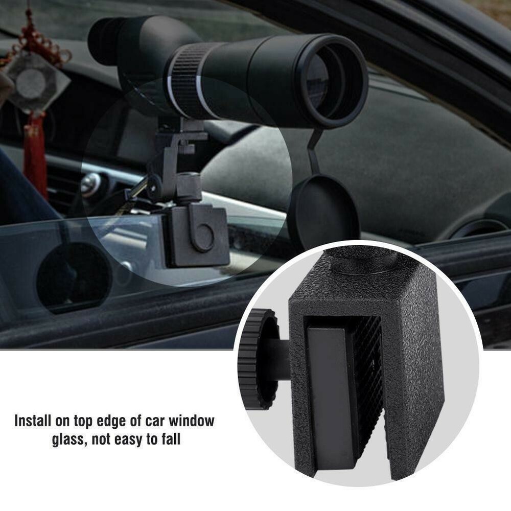 Monocular Binocular Spotting Scope Window Mount Vehicle Car Window Mount