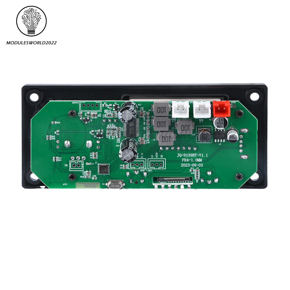 DC5-25V MP3 Decoder Board 2*50W Bluetooth Amplifier Car Audio Player FM Radio