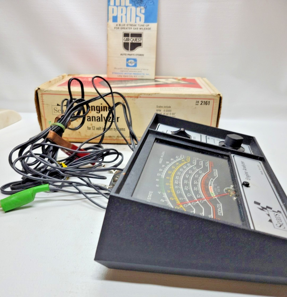 SEARS ENGINE ANALYZER M#282161,,1612161,PREOWNED TESTED ,WORKS, ORIGINAL BOX (B3