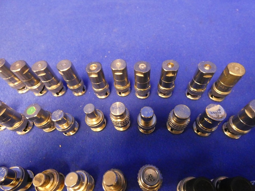 Assorted 75 Ohm BNC Terminator Connectors Qty 50