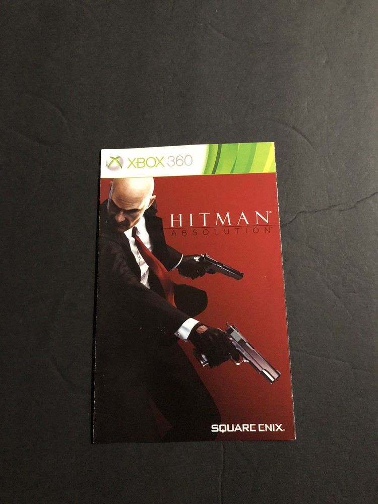 hitman absolution xbox 360 Manual Only