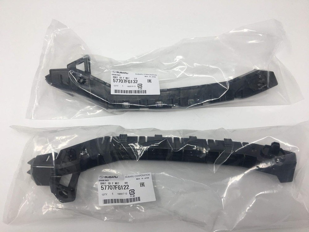 2008-2014 Impreza WRX STi Front Left & Right Side Bumper Bracket Set- 57707