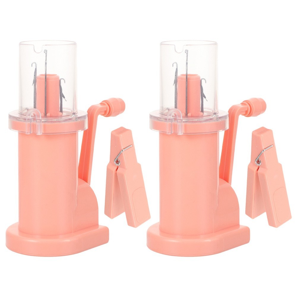 2 Set Hand Spool Knitter Mini Weaving Machine Knitting Small Tools