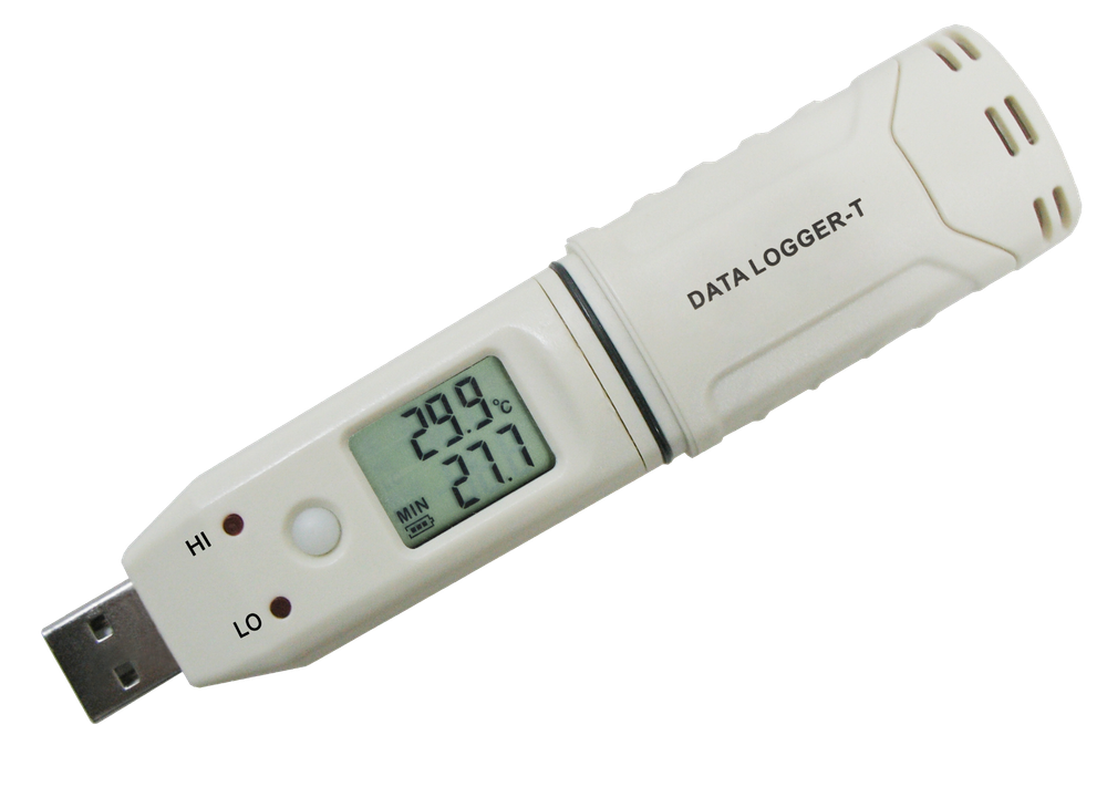 Mini Temperature USB Data Logger -30C to +80C Memory Data 61440 Li-Battery