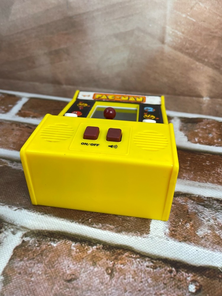 Pac-Man Mini Arcade Game Handheld Machine Basic Fun Portable Battery Operated