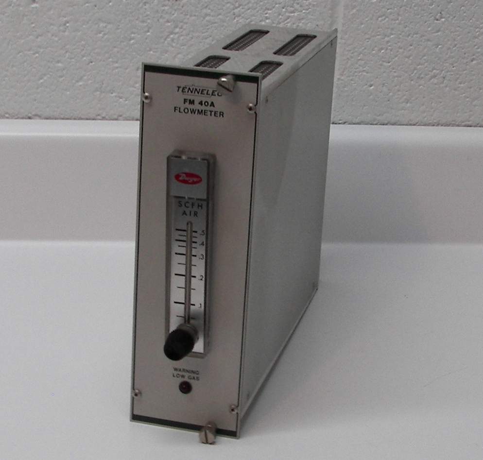 TENNELEC FM 40A FLOWMETER NIM BIN MODULAR