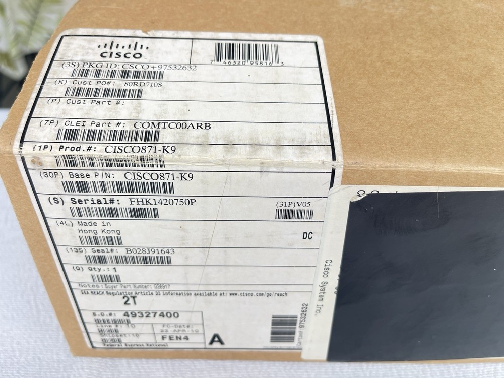 Cisco CISCO871-K9 871 Integrated Services Router