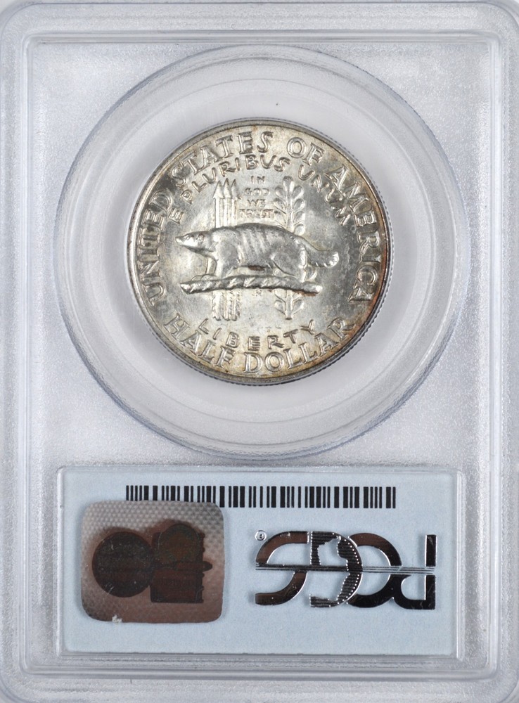 WISCONSIN COMMEMORATIVE HALF-PCGS MS64 CAC