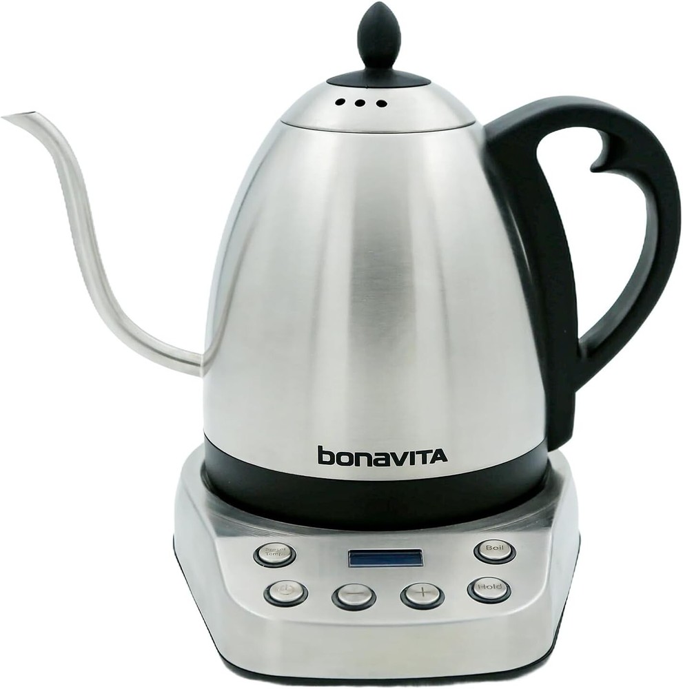Bonavita Gooseneck Electric Kettle Stainless Steel Variable Temp BV07002US - NEW