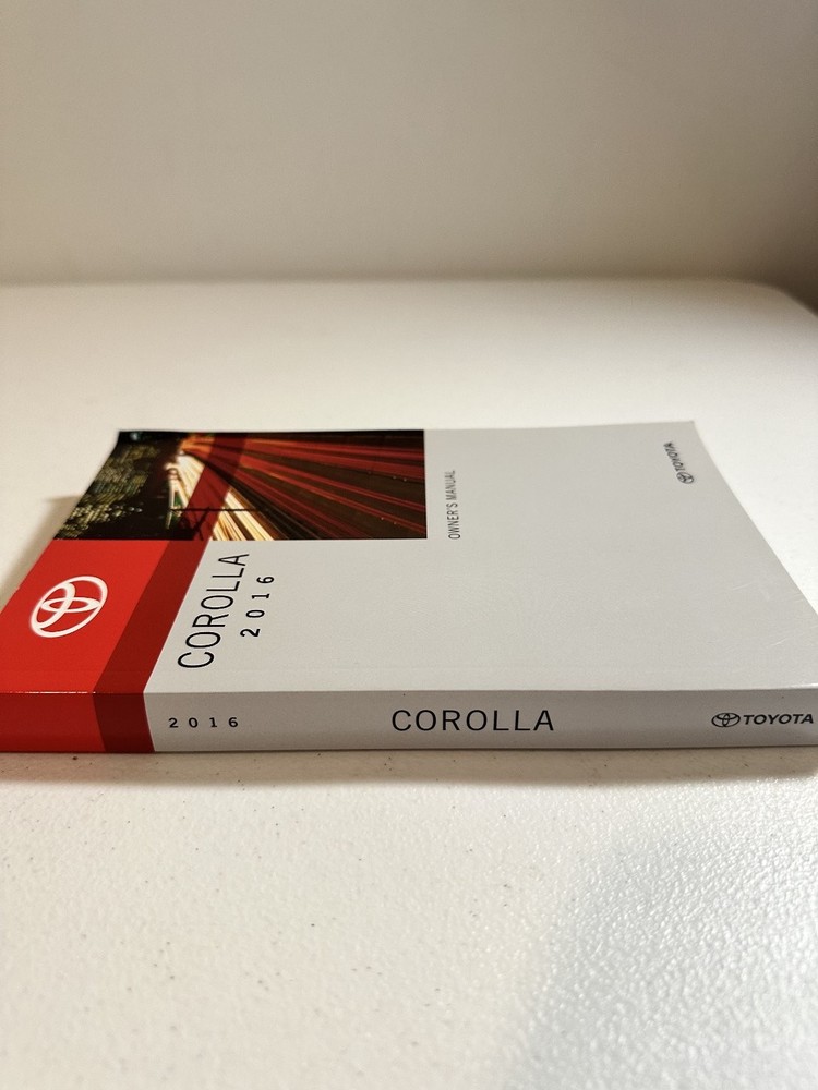 2016 Toyota Corolla Owner's Manual
