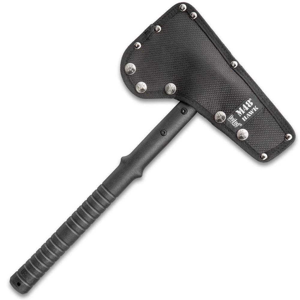 M48 Tomahawk Gold Survival Tactical Throwing Axe with Sheath