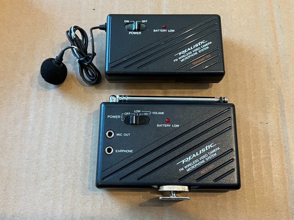 Realistic FM Wireless Video Camera Microphone System # 32-1226