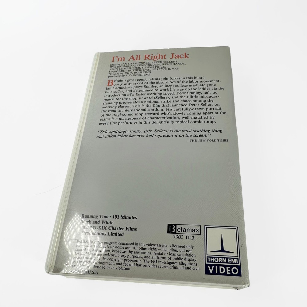 I'm All Right Jack - Beta Tape