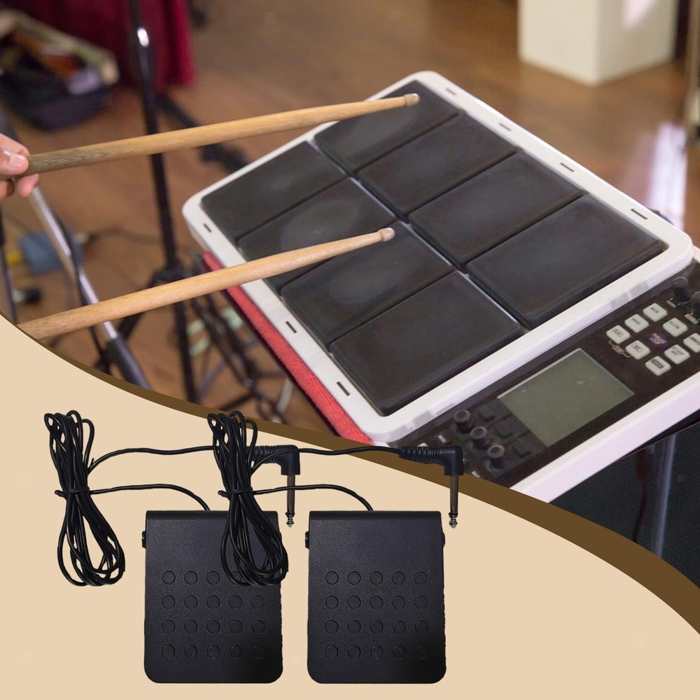 2x Electronic Drum Pedal Foot Pedal Replacement