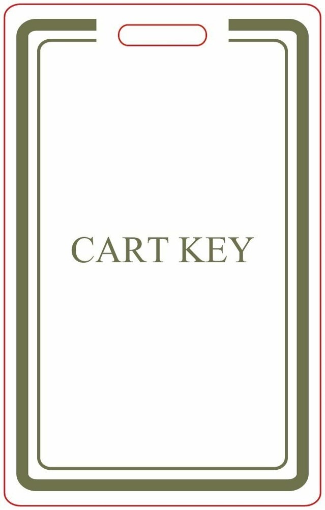 Golf Cart Key Tag (10 Pack)