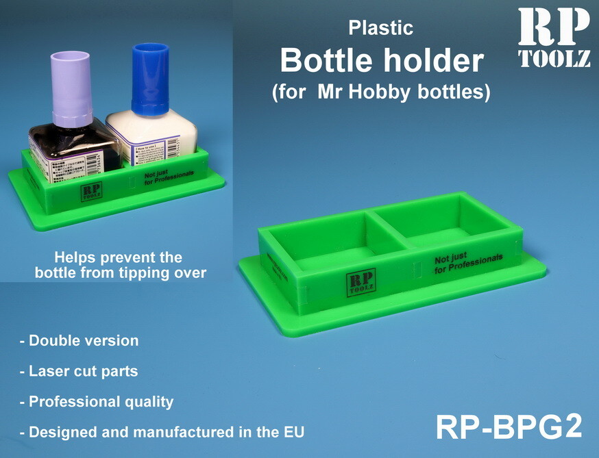 RP Toolz Double Bottles Plastic Holder for Mr Hobby