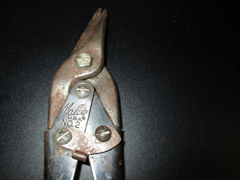 Vintage Malco USA #2 Metal Shears