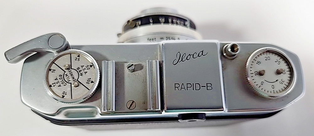 1950s Iloca Rapid-B Camera 35mm+Trimline With Case Untested Part Or Repair