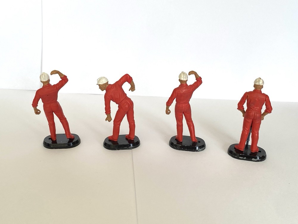 Britains Autoway Construction Worker Figures x4