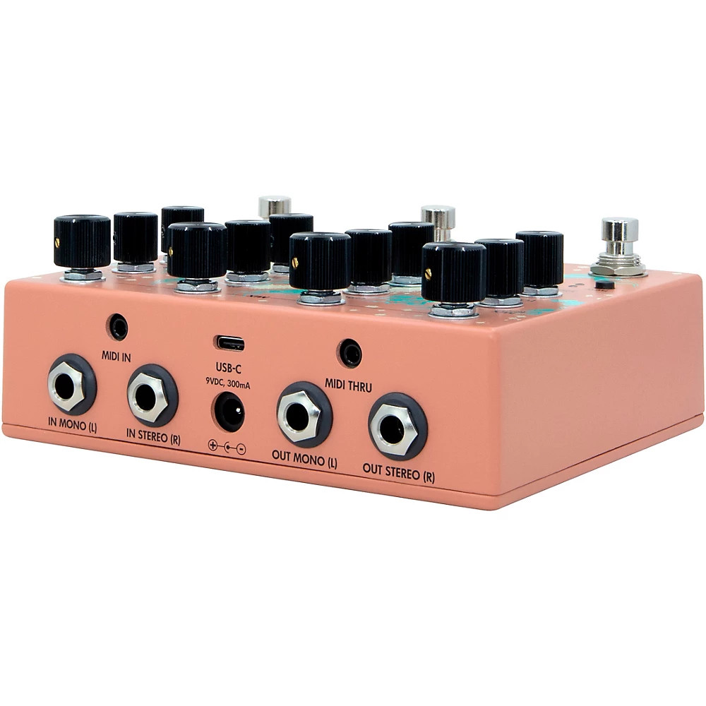 Walrus Audio Qi Etherealizer Multi-Effects Pedal Terracotta