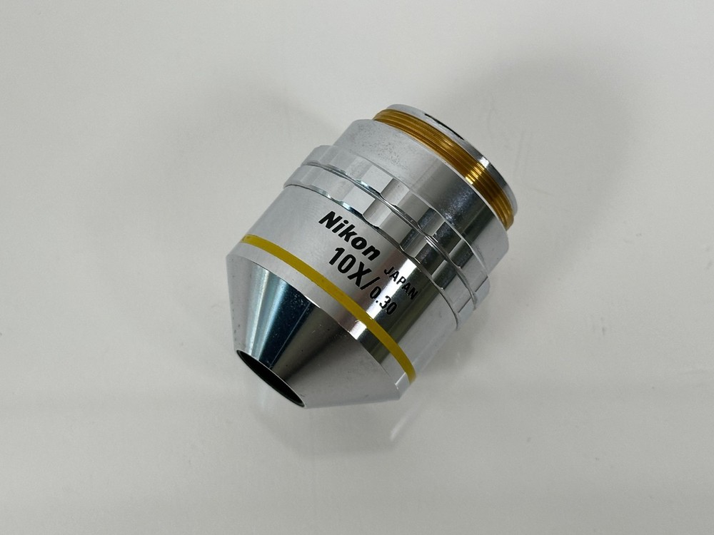 Nikon CF Plan 10x/0.30 BD ∞/0 WD 6.5 Microscope Objective Lens