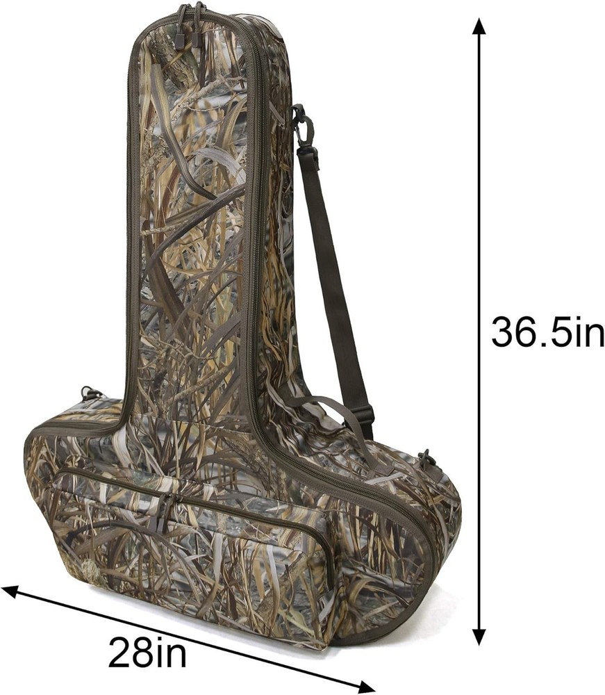Soft Crossbow Case,Camo Padded Archery Bow Carrier Bag with Backpack Straps