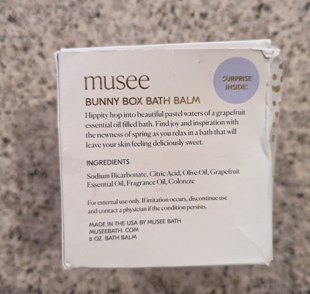 BLUE BUNNY BOXED BATH BOMB by musee