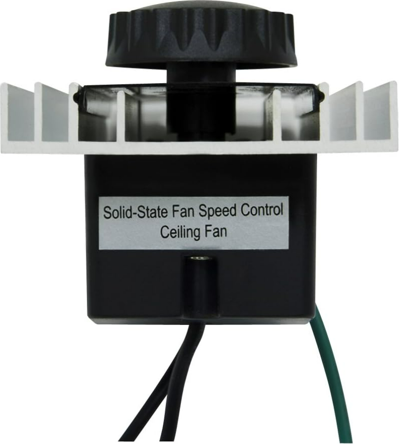 Variable Speed Control Rotary Switch On/Off Controller for Exhaust Fan 120V / 8A