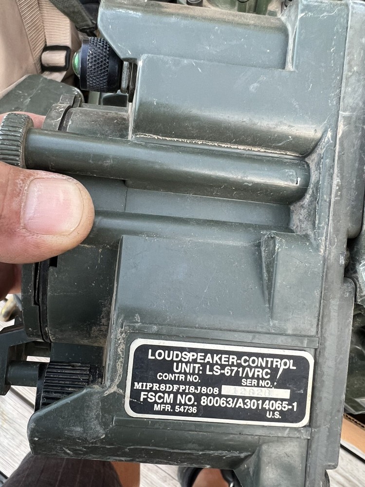SINCGARS Military HMMWV Loudspeaker