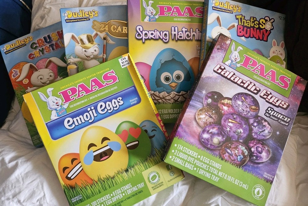 4 Assorted Paas And Dudley's  Egg Decorating Kits