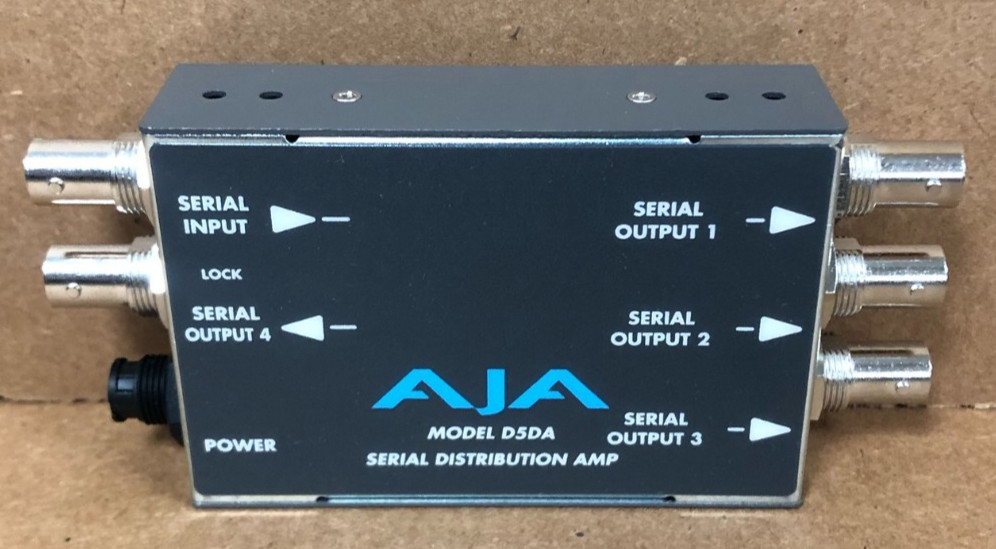 AJA MODEL: D5DA Serial Distribution Amplifier (NO AC-ADAPTER)