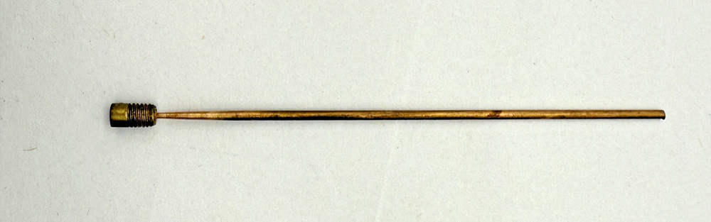 Clock Copper Chime Rod 2.8mm Diameter,  6.5mm Threads, 5 3/4 Inches Long.