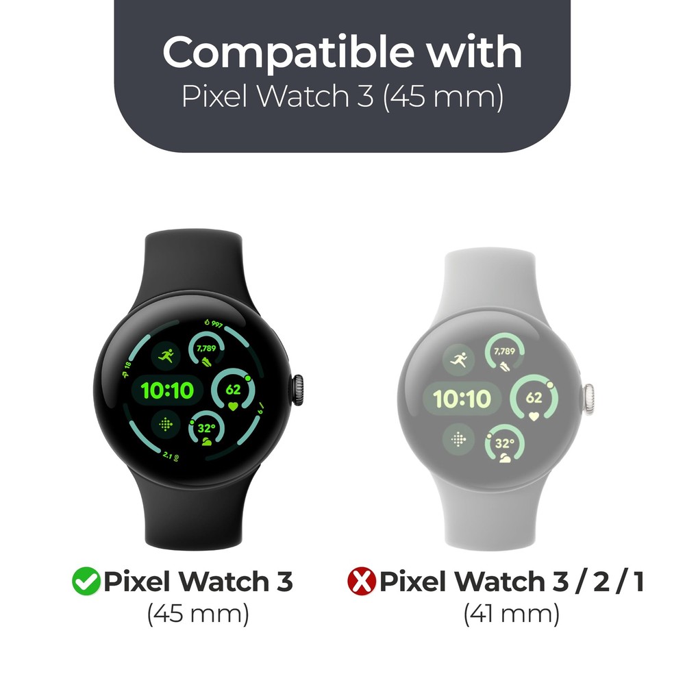 ArmorSuit 6 Pack for Google Pixel Watch 3 (45mm) Screen Protector...