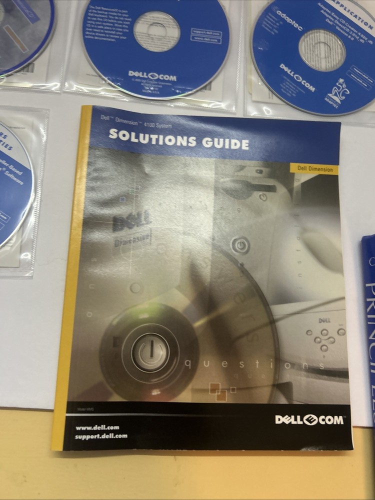 Vintage Dell Computer Software Discs Lot Of 8