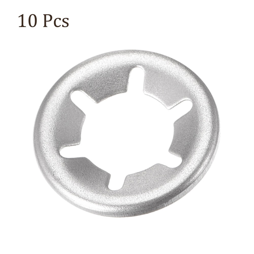 10pcs M8 Internal Tooth Star Washers 15mm O.D. Quick Speed Washers