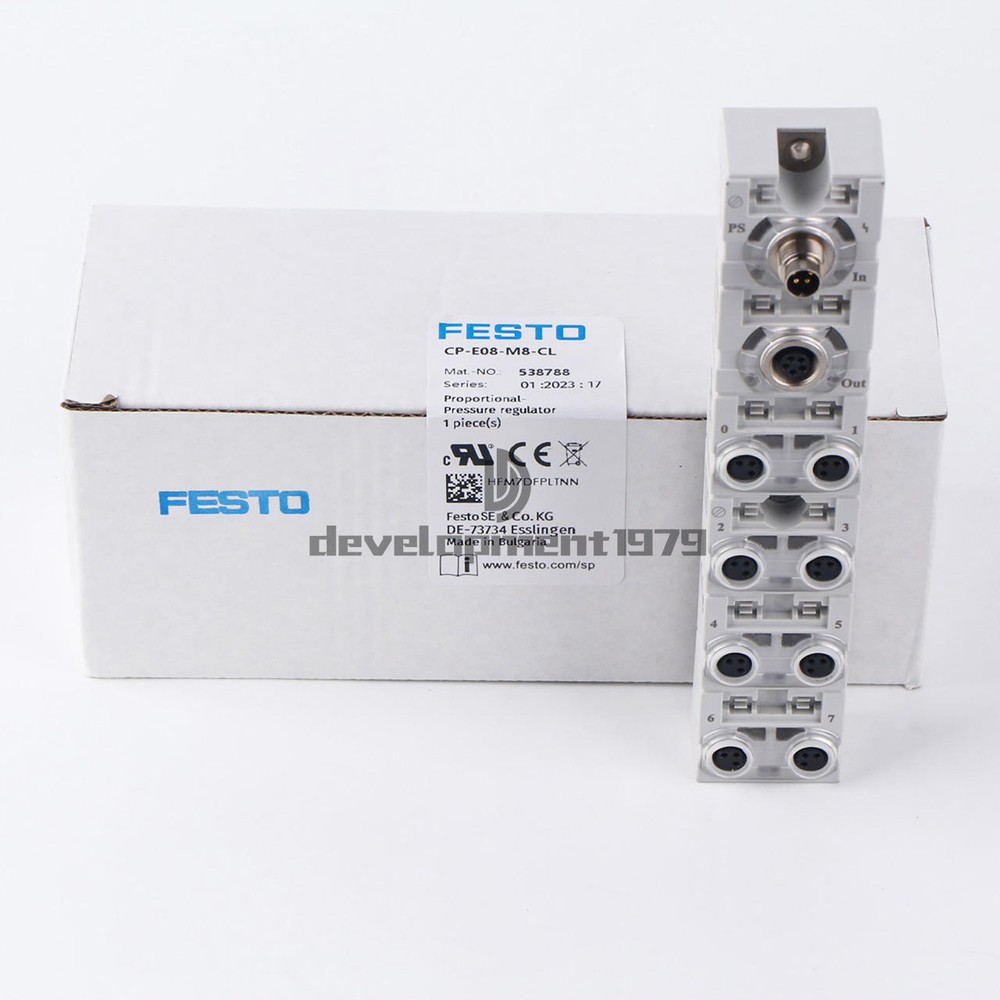 One New FESTO CP-E08-M8-CL 538788 Module