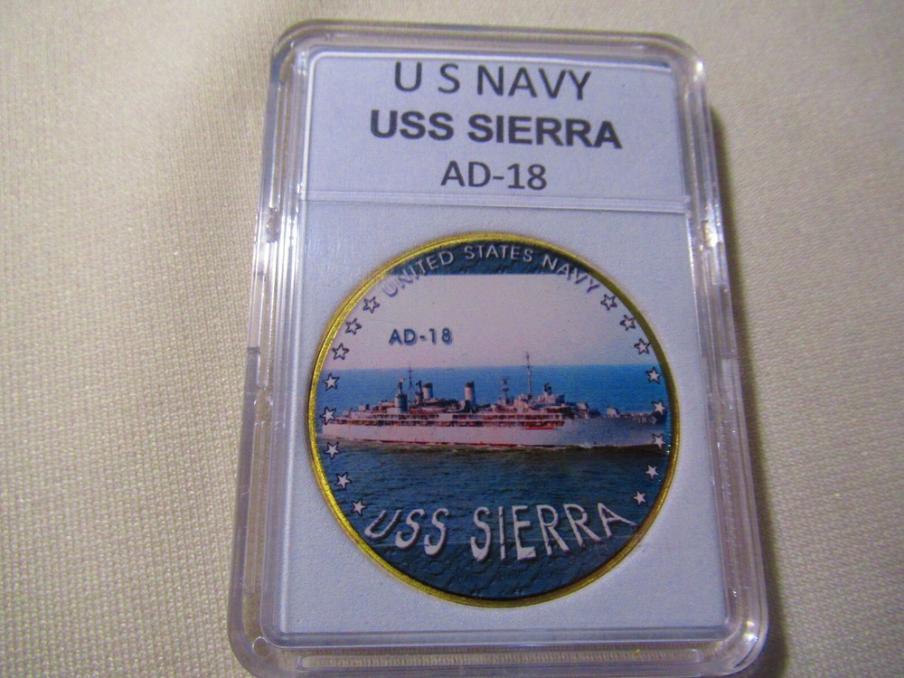US NAVY - USS Sierra (AD-18) Challenge Coin