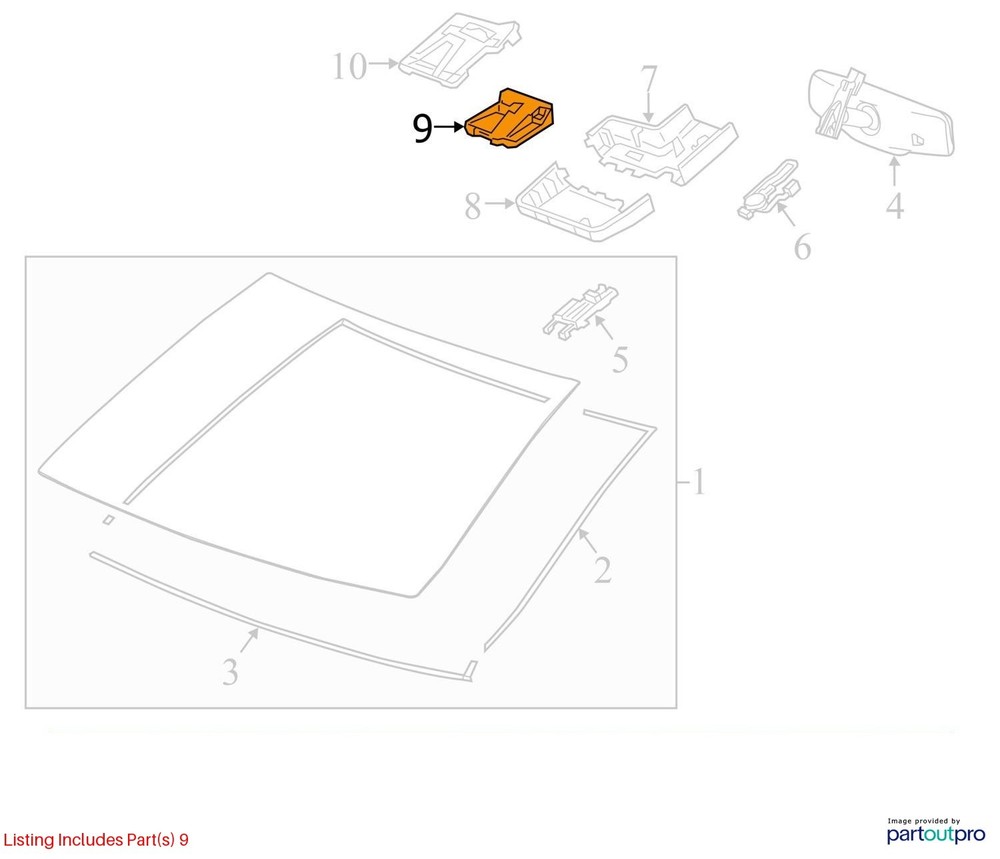 2014-2016 Cadillac ATS Front View Camera Module 23171756