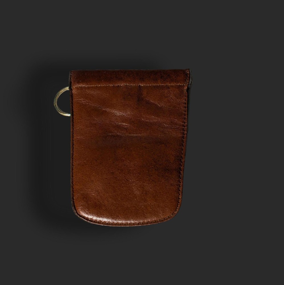 Vintage German Leather Bell Drop Key Case