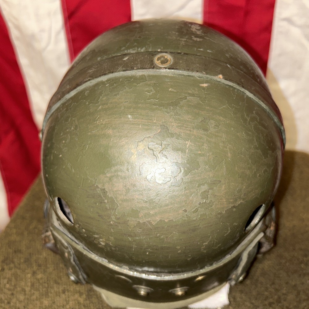 Authentic WW2 Belgian Tanker Helmet