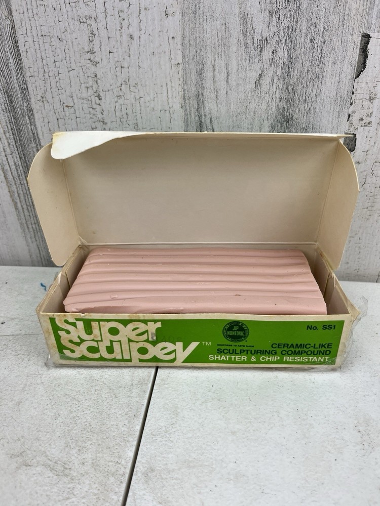 Super Sculpey Ceramic-Like Sculpturing Compound PolyForm SS1 **13oz** Pre-Owned