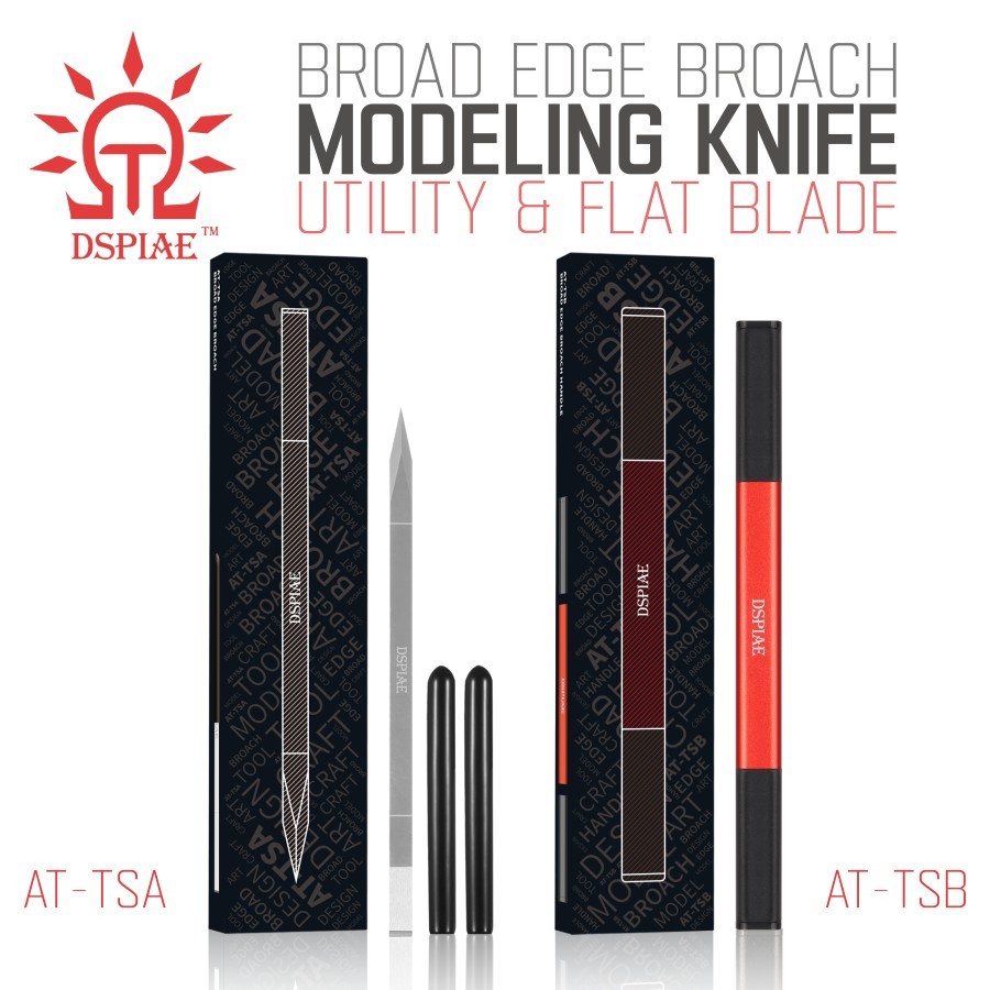 DSPIAE: Broad Edge Knife - Sharp Utility Blade & Flat Push Bevel Scraper