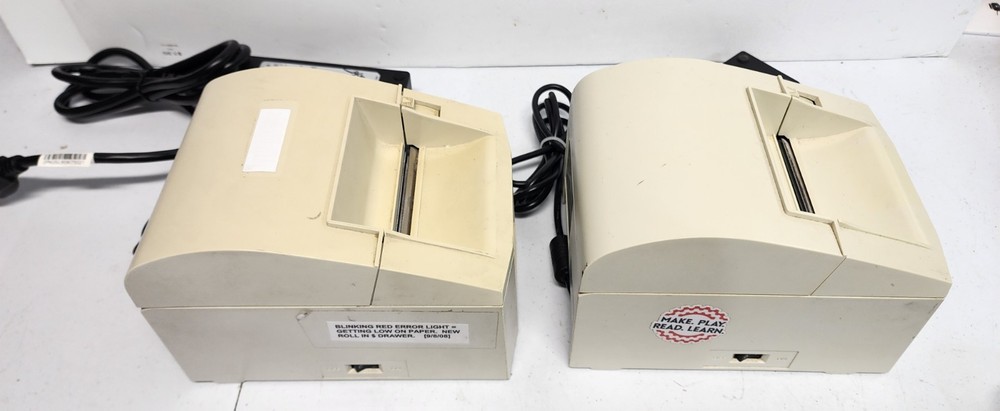 2 STAR MICRONICS TSP600 POS Thermal Receipt Printers READ FULL DESCRIPTION