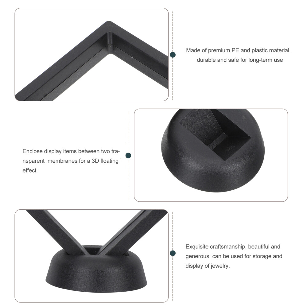 24pcs ring holder showcase 3d floating frame display holder Challenge Display