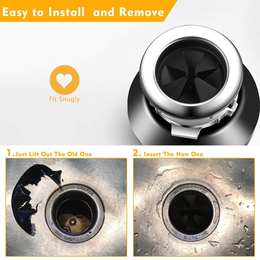 Sink Baffle, for Evolution, Garbage Disposal Splash Guards,Quite Collar,Drain...