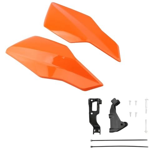 Motorcycle Handguards PP Plastic Handlebar Protector Wind Cold Hand Oranger