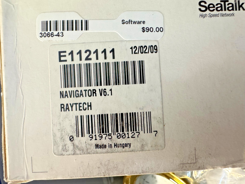 OEM Raymarine E112111 RayTech Navigator RNS Chartplotter Planner Software 6.1