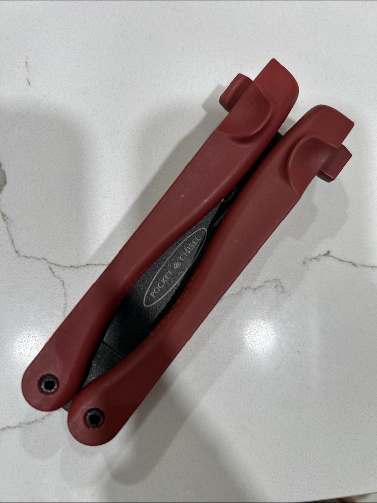 Fastcap 1" Pocket Wood Chisel Foldable Handle Red