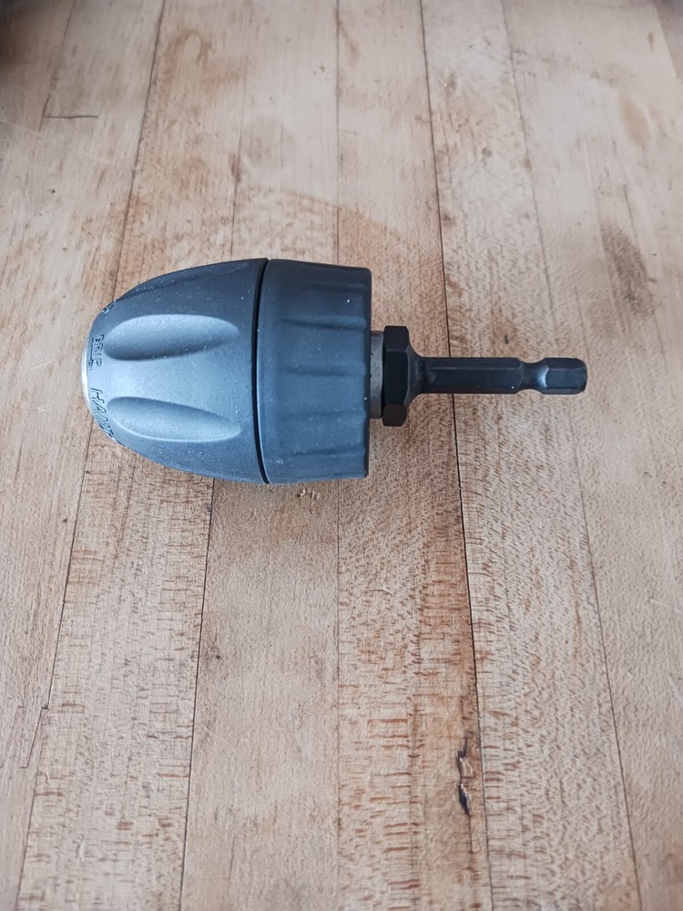 3/8 Jacobs keyless chuck with 1/4" hex adapter